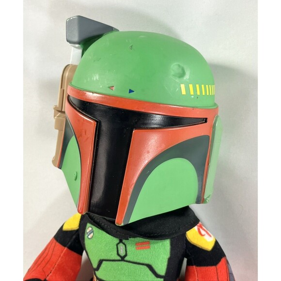 Star Wars Rocket Launching Boba Fett Feature Plush 12" Tall Figure - Picture 4 of 14